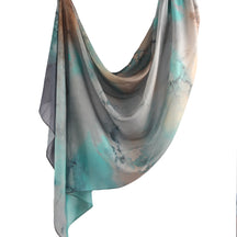 WJ001  Printed Tie-Dye Polyester Long Hijab