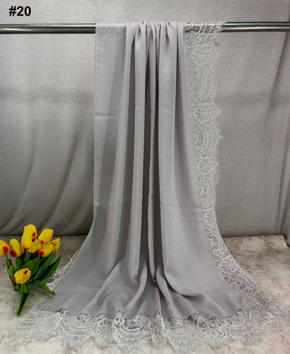HY004   ELEGANT PLAIN BREATHABLE MODAL HIJAB