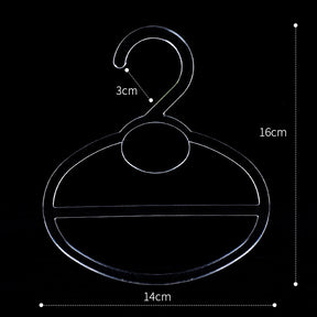 Perchero para bufandas n.° 5508 de 13 cm, para tienda de ropa, perchero de plástico grueso para almacenamiento de bufandas, toallas y ropa