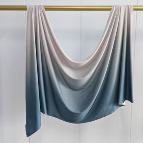 YTHBJB  Gradient Liquid Jersey Hijab, Ombre Knit Headscarf, Soft Fluid Wrap