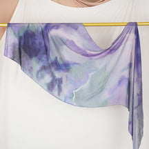 DL002  Double-Sided Modal Printed Single-Stitch Right-Angle Rolled-Edge Hijab
