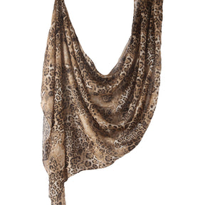 WJ001  Printed Tie-Dye Polyester Long Hijab