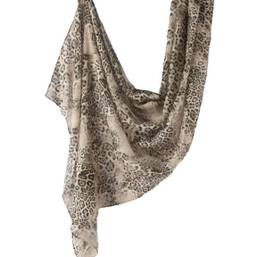 WJ001  Printed Tie-Dye Polyester Long Hijab