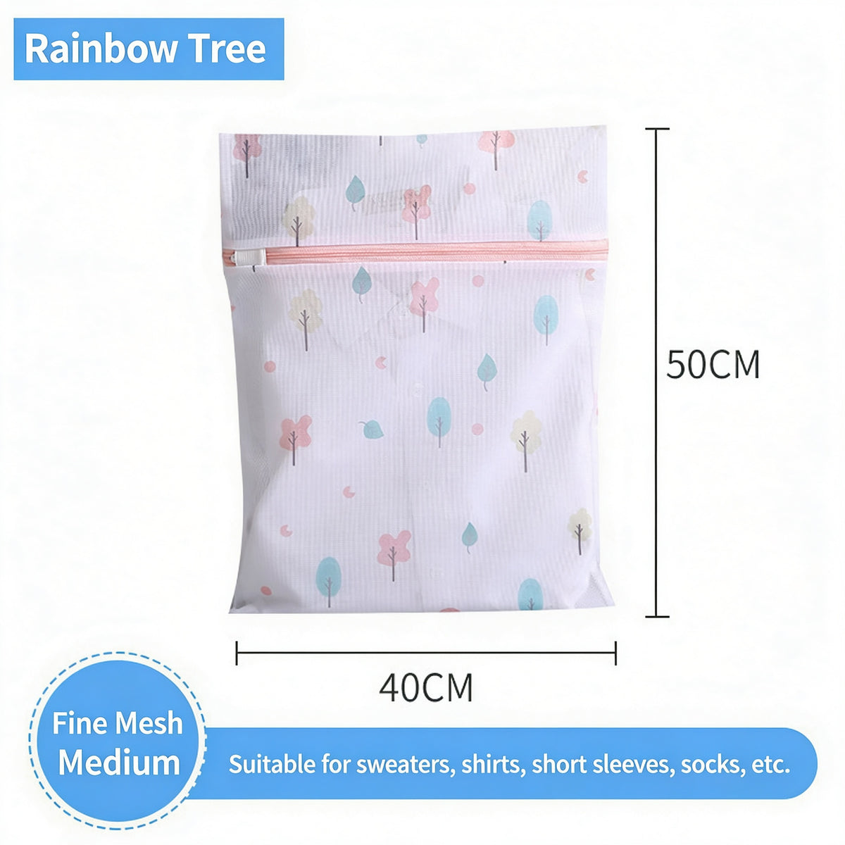 Thickened Chunky Fine Laundry Polyester Mesh Bag - Color Option