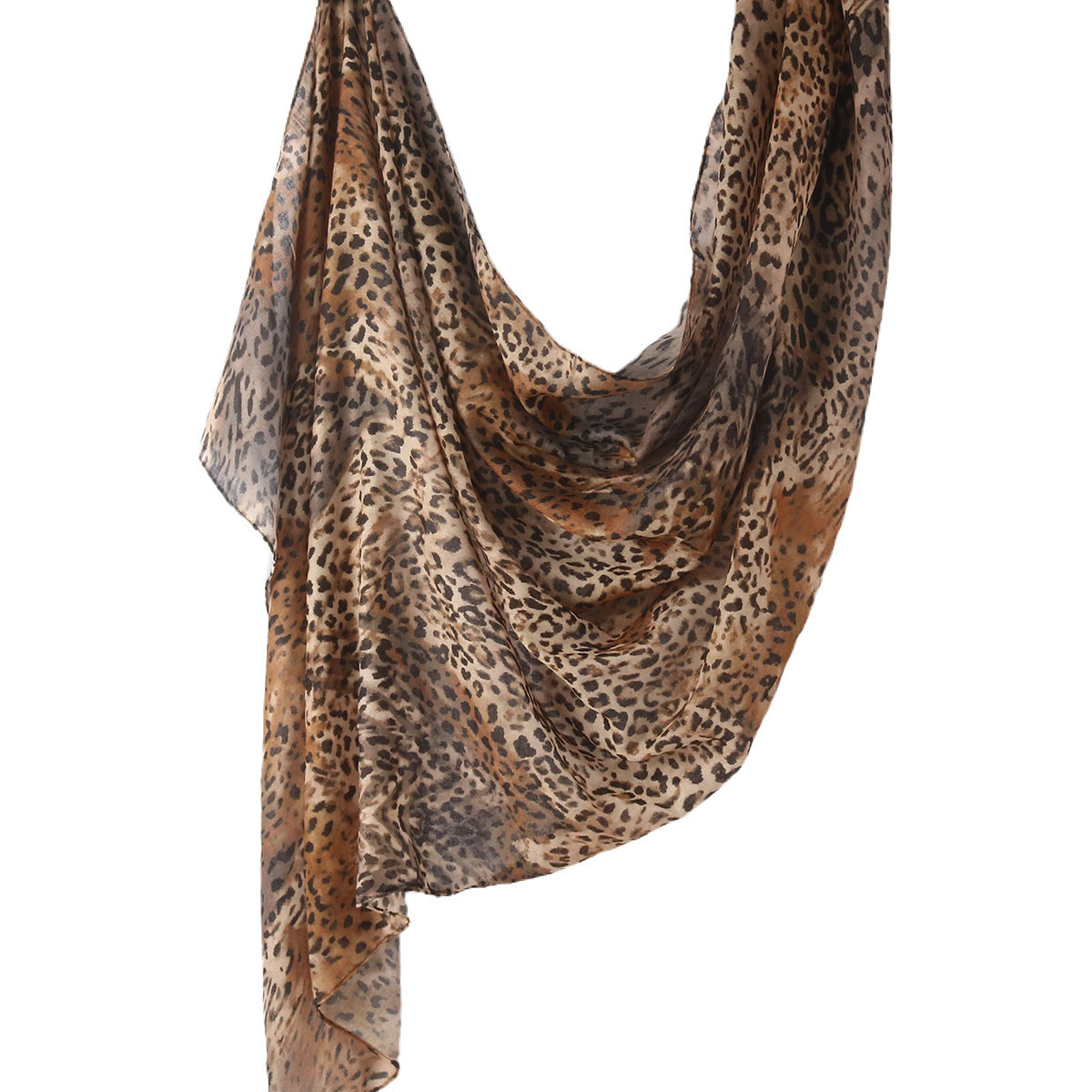 WJ001  Printed Tie-Dye Polyester Long Hijab
