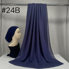 HY006 Gorro de algodón de bambú fino, transpirable, de color sólido