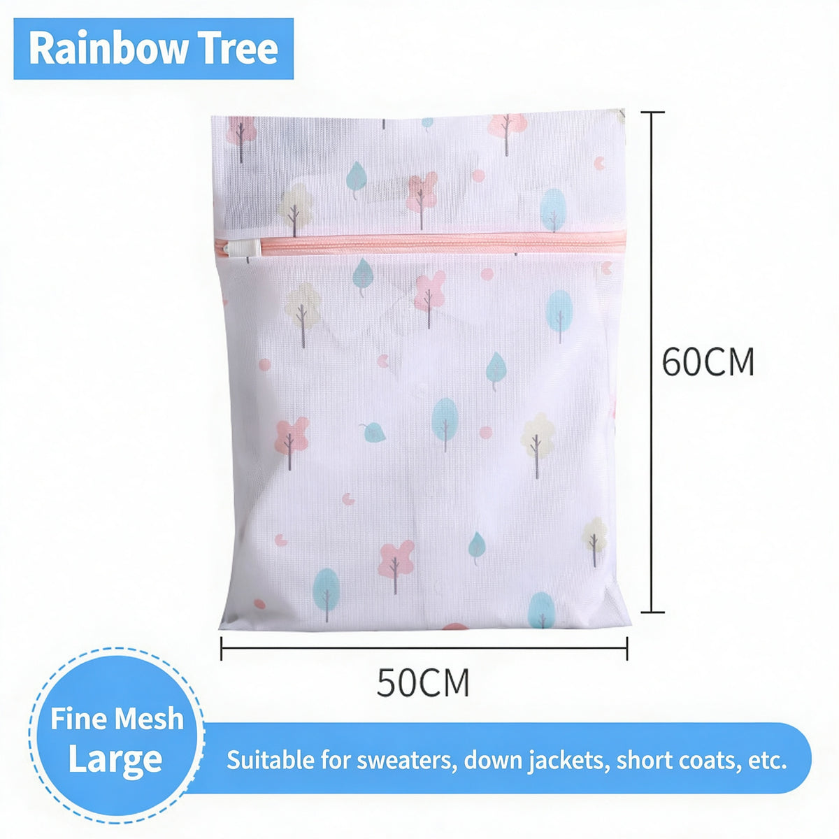 Thickened Chunky Fine Laundry Polyester Mesh Bag - Color Option