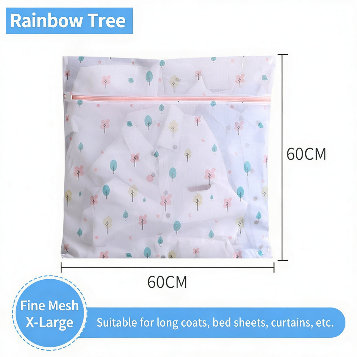 Thickened Chunky Fine Laundry Polyester Mesh Bag - Color Option