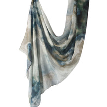 WJ001  Printed Tie-Dye Polyester Long Hijab