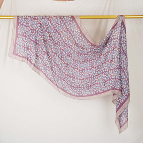 DL002  Double-Sided Modal Printed Single-Stitch Right-Angle Rolled-Edge Hijab