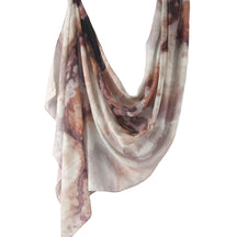 WJ001  Printed Tie-Dye Polyester Long Hijab