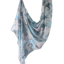 WJ001  Printed Tie-Dye Polyester Long Hijab