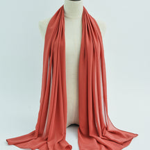 G50 132 colores Hijab de gasa perla
