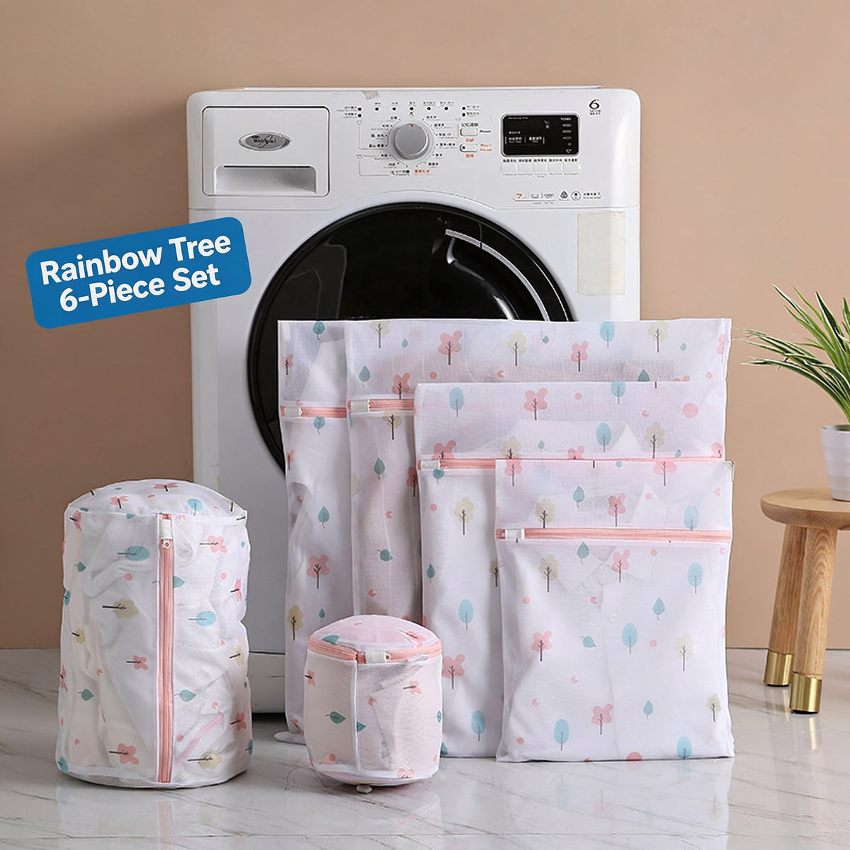 Thickened Chunky Fine Laundry Polyester Mesh Bag - Color Option