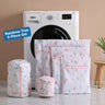#138-7 Color Tree 6 Piece Set （Small Medium Large Extra Large Cylinder Bra Bag）