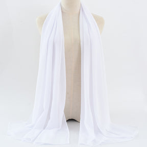 G50 132 warna Tudung chiffon mutiara