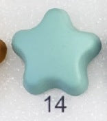 GR0631  Star-shaped magnetic silk scarf fixing buckle 51 colors available