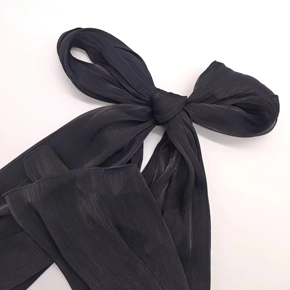 JS005  Island Satin Crepe Long Scarf