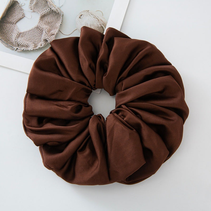 WJA299  Large size ladies' big head bouquet chiffon large intestine circle hairband