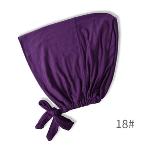 BD-01 Sombrero hijab ajustable con banda elástica, sombrero musulmán