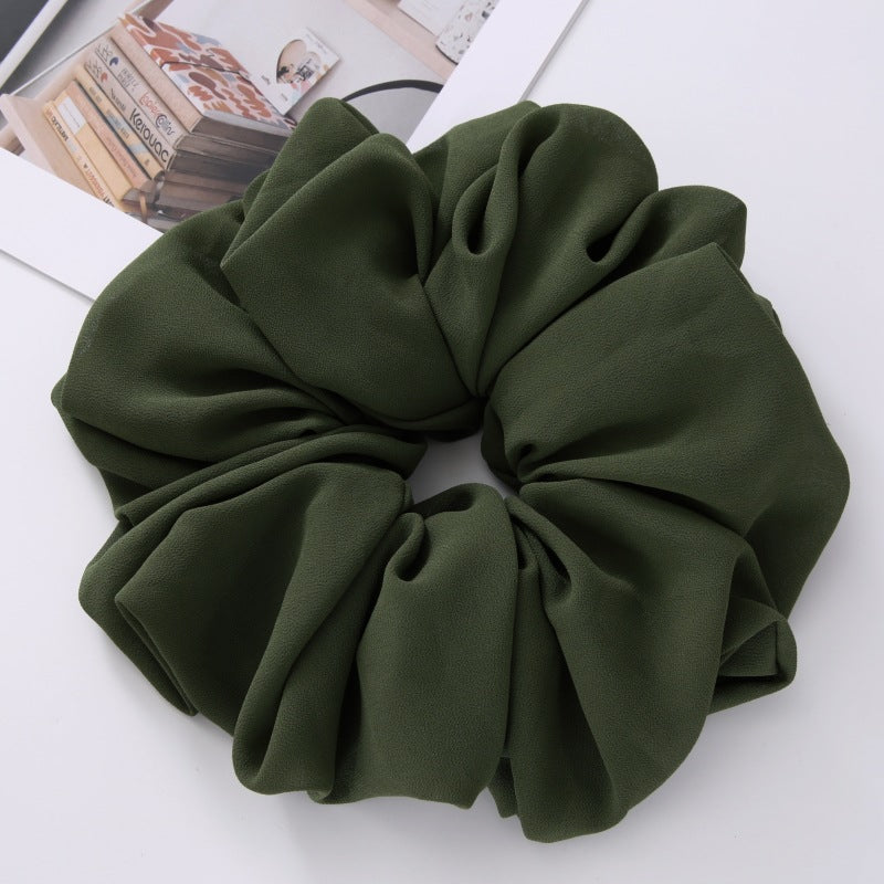 WJA31  Women's chiffon large intestine ring hair tie