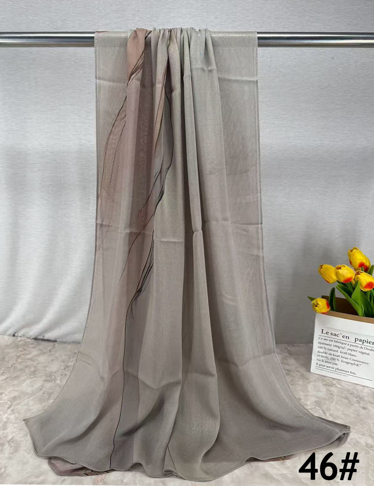 HY013 Soft & Breathable Single Needle Modal Hijab