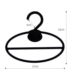 Perchero para bufandas n.° 5508 de 13 cm, para tienda de ropa, perchero de plástico grueso para almacenamiento de bufandas, toallas y ropa