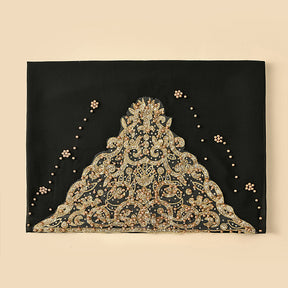 A091  Chiffon beaded hijab(MOQ: 3 pieces）