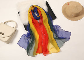 h-320  Georgette Chiffon Scarf Plain & Printed Hijab Series