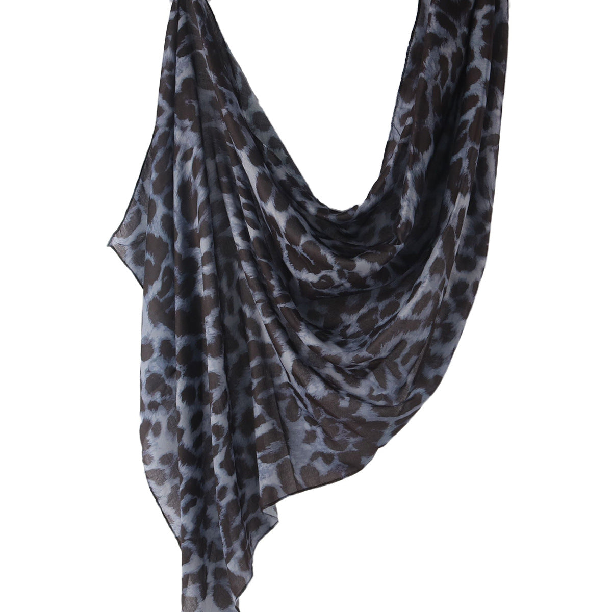 WJ001  Printed Tie-Dye Polyester Long Hijab