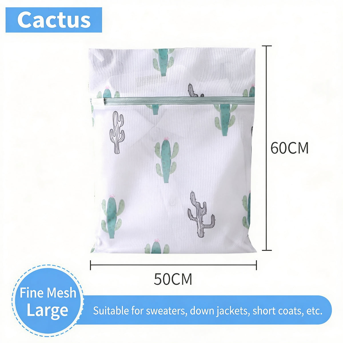 Thickened Chunky Fine Laundry Polyester Mesh Bag - Color Option