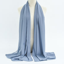 G50 132 colores Hijab de gasa perla