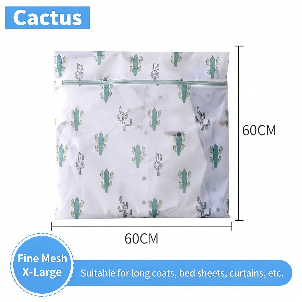 Thickened Chunky Fine Laundry Polyester Mesh Bag - Color Option