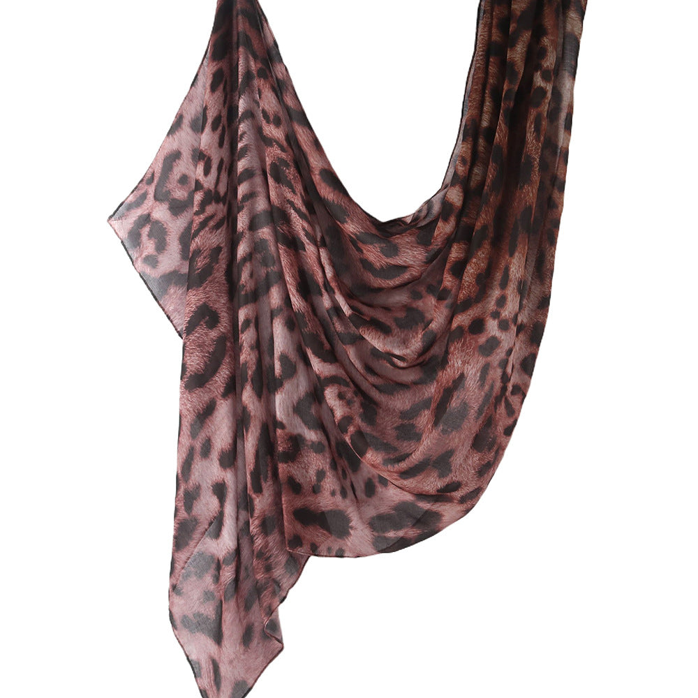 WJ001  Printed Tie-Dye Polyester Long Hijab