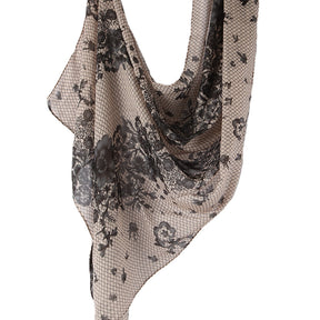 WJ001  Printed Tie-Dye Polyester Long Hijab