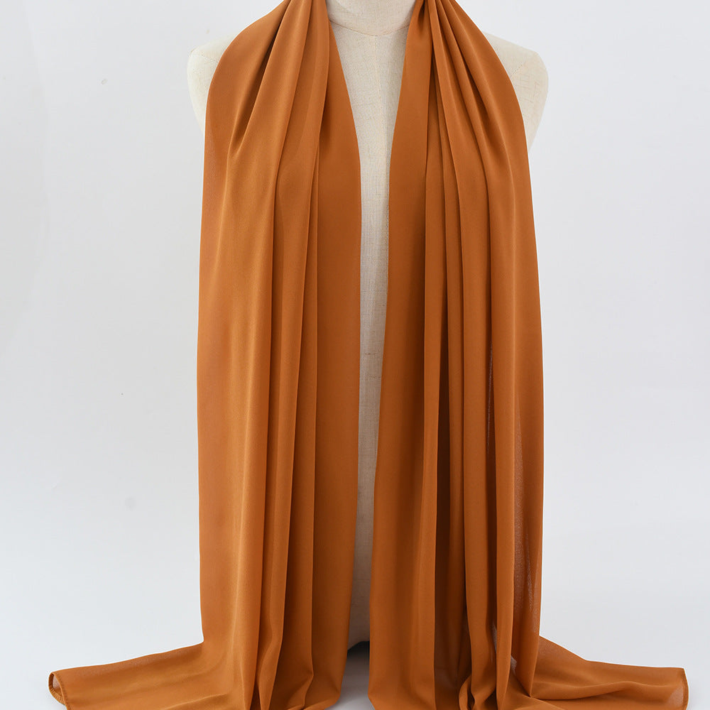 G50 132 warna Tudung chiffon mutiara