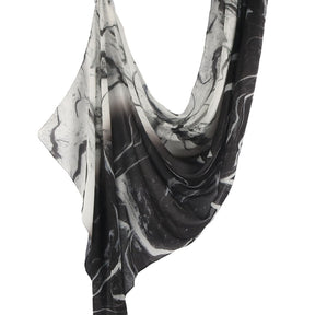 WJ001  Printed Tie-Dye Polyester Long Hijab