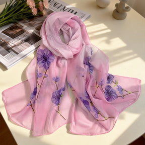 XX2001   Versatile Printed Chiffon Scarf