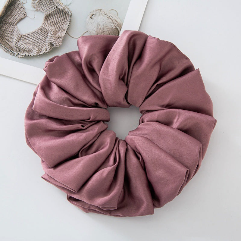 WJA299  Large size ladies' big head bouquet chiffon large intestine circle hairband