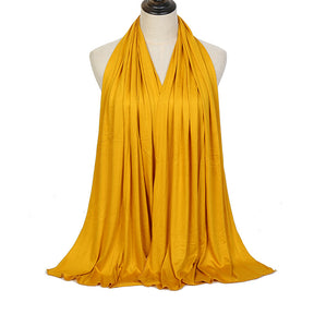 YW125  Modal solid color long scarf