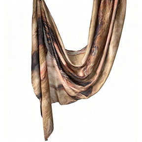 JB030 Printed Double-Sided Polyester Cotton Hijab