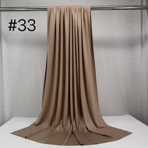 HY011 Plain Liquid Jersey Hijab
