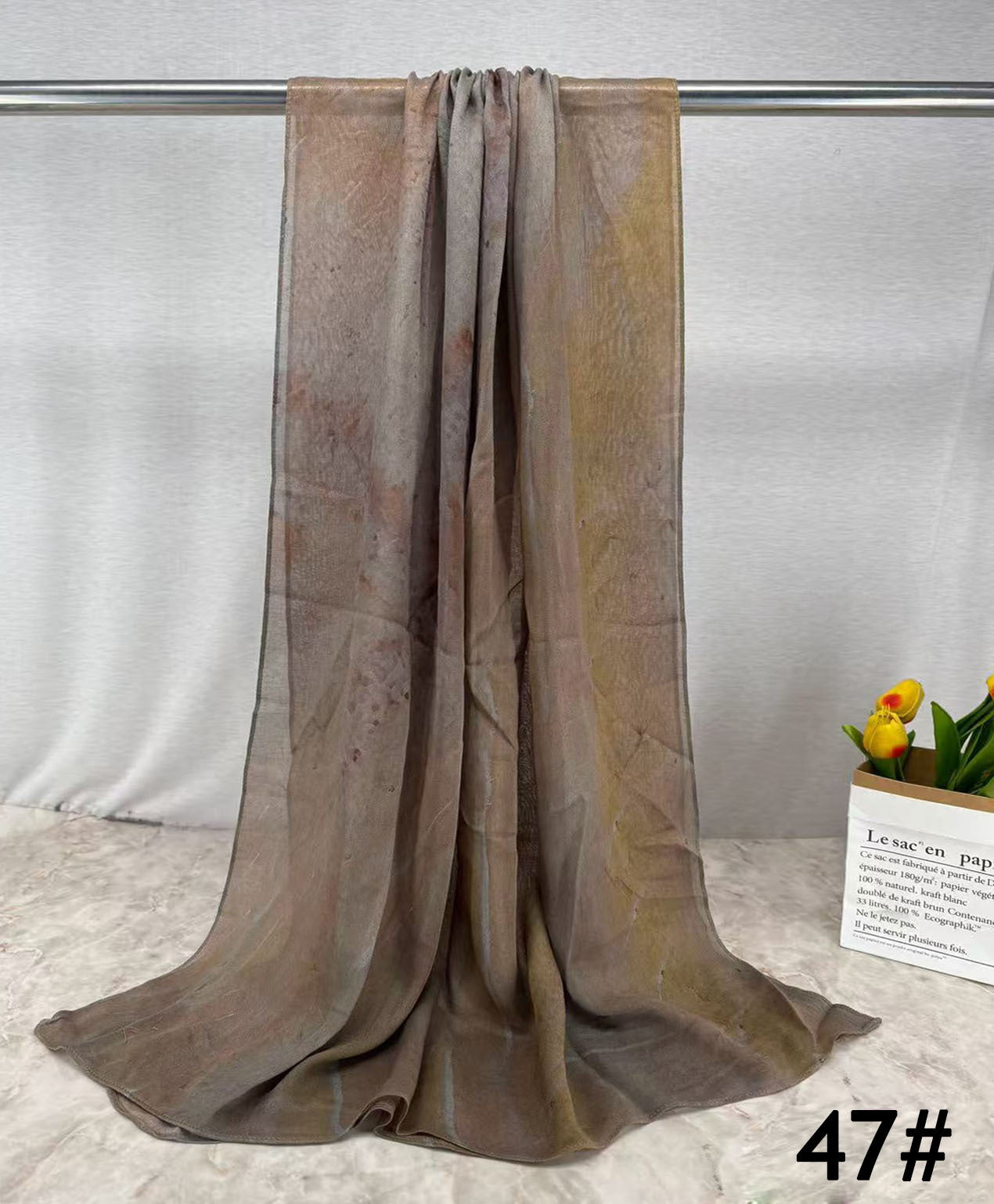 HY013 Soft & Breathable Single Needle Modal Hijab