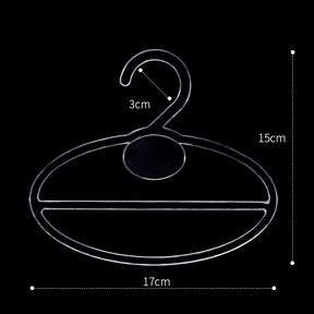 Perchero para bufandas n.° 5508 de 13 cm, para tienda de ropa, perchero de plástico grueso para almacenamiento de bufandas, toallas y ropa