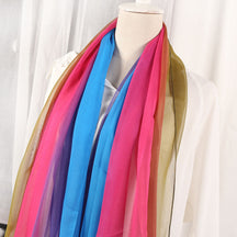 h-320  Georgette Chiffon Scarf Plain & Printed Hijab Series