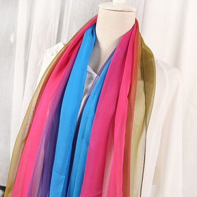 h-320  Georgette Chiffon Scarf Plain & Printed Hijab Series