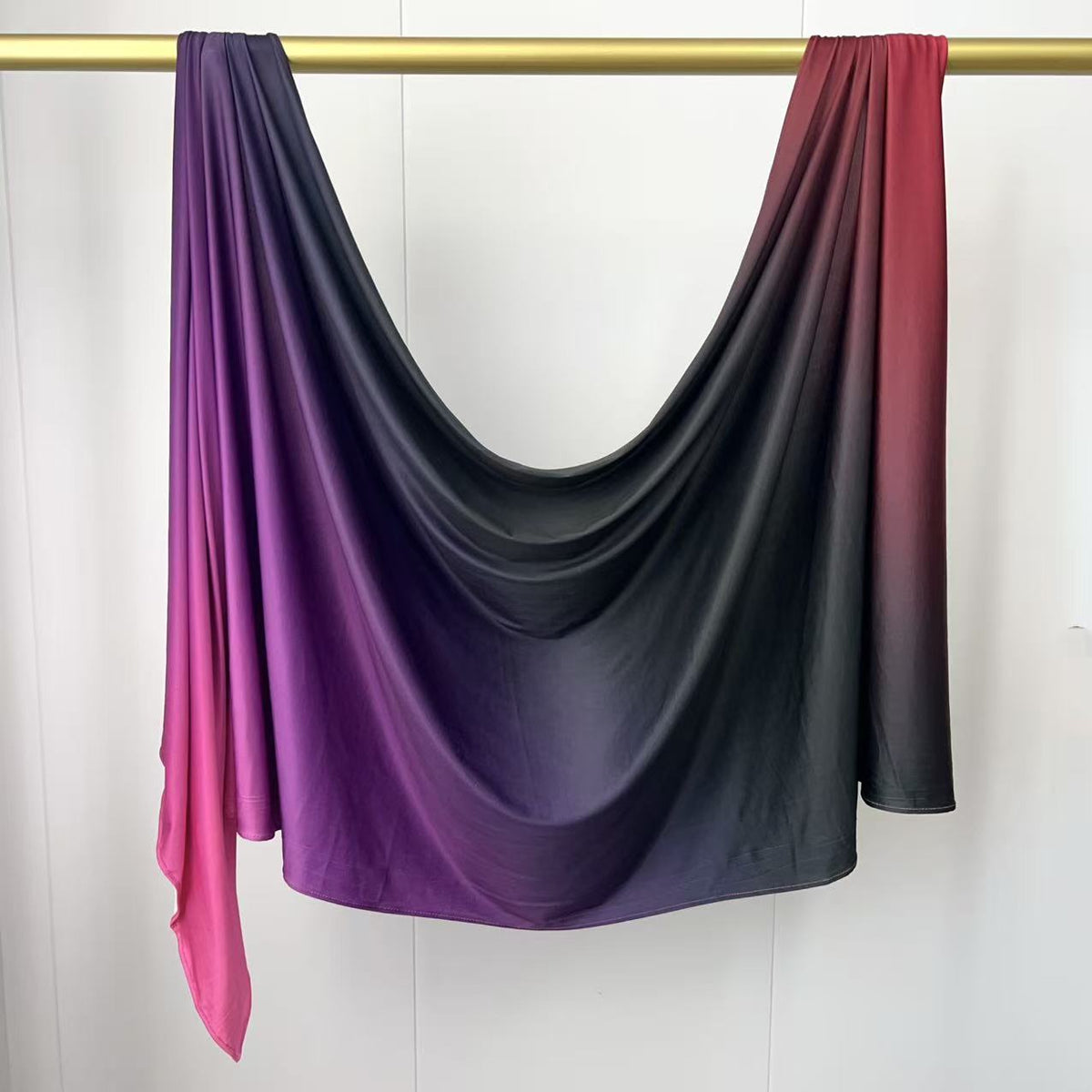 YTHBJB 190GSM Ombré Gradient Liquid Jersey Hijab Wrap