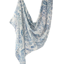 WJ001  Printed Tie-Dye Polyester Long Hijab
