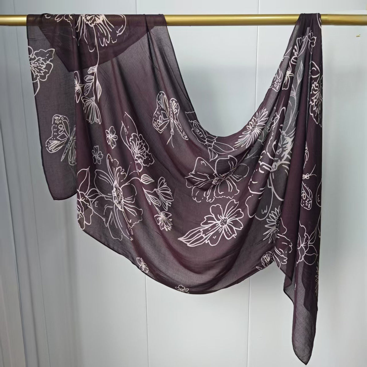 JB020 Printed Double-Sided Modal Hijab