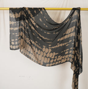 DL002  Double-Sided Modal Printed Single-Stitch Right-Angle Rolled-Edge Hijab